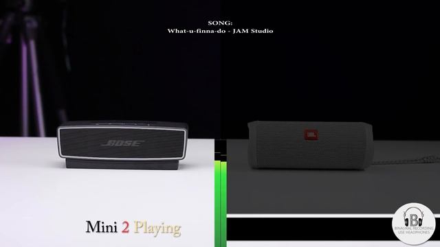 JBL Flip 4 vs Bose SoundLink Mini 2 :SoundBattle - The real sound comparison (Binaural Recording) смотреть онлайн