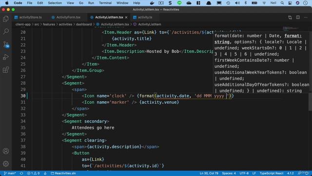124 - Using DateFNS смотреть онлайн