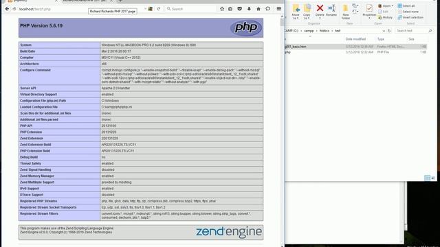 Tutorial php 2016 - 004 xampp installation 4 смотреть онлайн