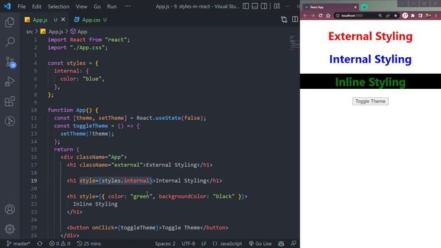 React Interview Questions - CSS Styles in React смотреть онлайн