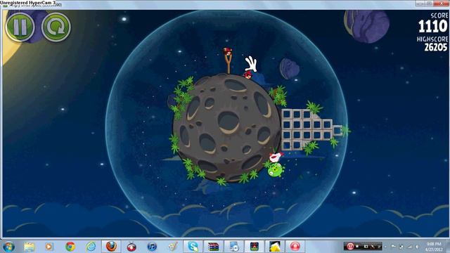 Angry Birds Space Level 1-3 3 stars смотреть онлайн