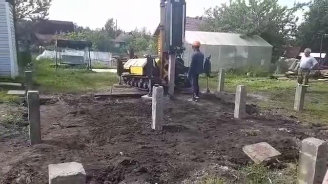 Забивка жб свай смотреть онлайн