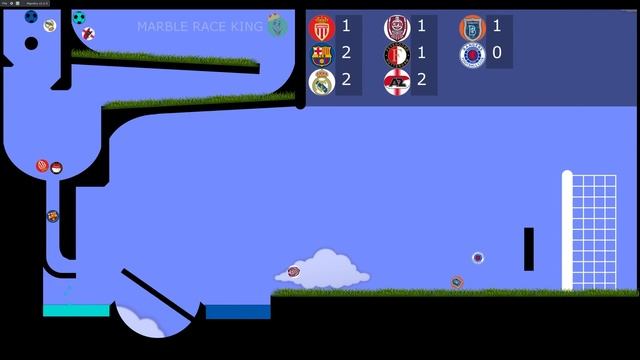 Champions League Extra 64 Clubs Beat The Keeper Marble Race Ep 2 / Marble Race King смотреть онлайн