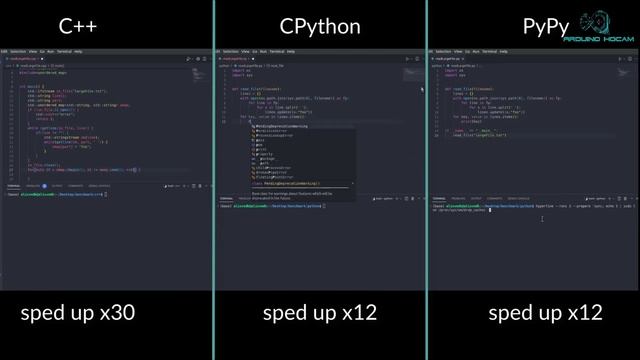C++ vs. Python vs. PyPy yan yana hız karşılaştırması | Sonuçlar Şaşırtıcı! смотреть онлайн