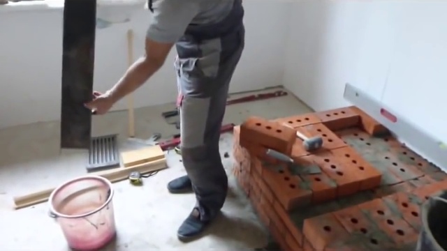 Камин из огнеупорного кирпича своими руками смотреть онлайн