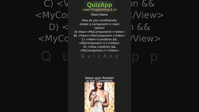 React Native How do you conditionally render a component in react native смотреть онлайн
