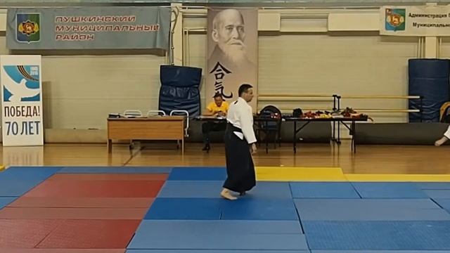 Пётр Быков, 4 дан айкидо айкикай. Фестиваль единоборств в Пушкино. смотреть онлайн