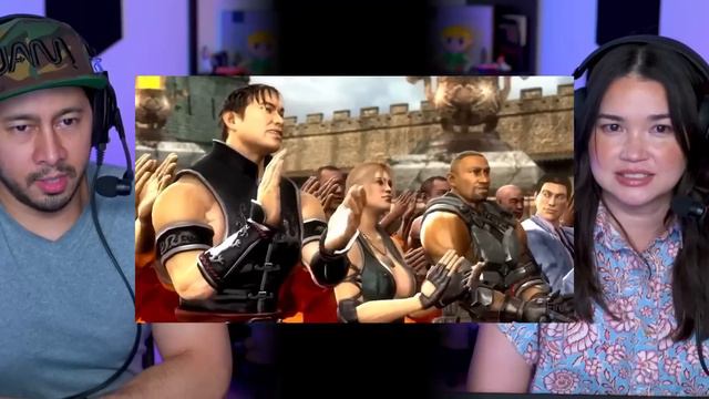 MORTAL KOMBAT 9 ALL CUT SCENES/STORY (Part 1) Reaction! | Jaby Koay & Achara Kirk! смотреть онлайн