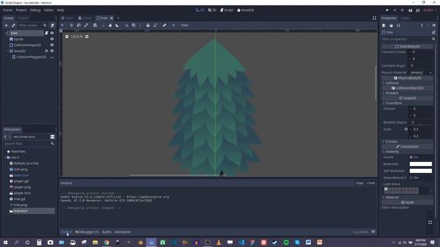 Overlap Transparency & Tween - Godot 3.2 Tutorial смотреть онлайн