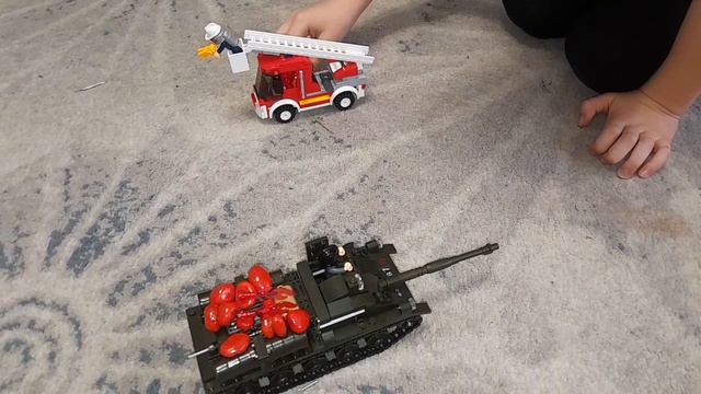 Пожарная станция. Игра лего. смотреть онлайн