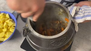 Жаркое по домашнему в афганском казане! Вкуснотище!!!