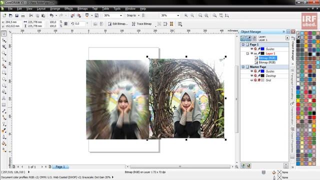 Efek ZOOM BLUR di CorelDraw #26 смотреть онлайн