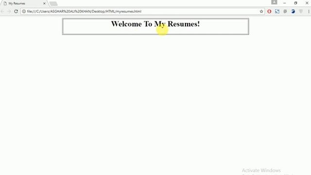How To Create CV In Html Webpage | Video 1 of 3 смотреть онлайн