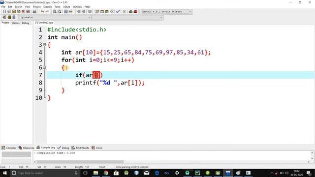 Print even and odd elements of array in C in Hindi | Live Practical смотреть онлайн