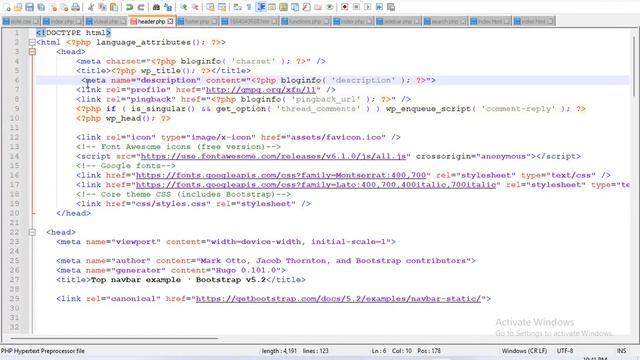 How to create a Bootstrap navbar in WordPress with custom functions смотреть онлайн
