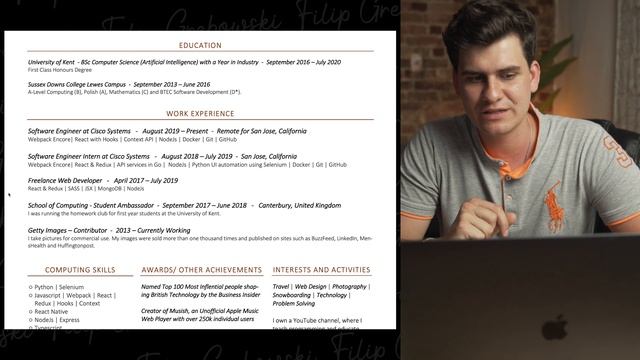 How to CREATE the PERFECT Software Developer RESUME/CV смотреть онлайн
