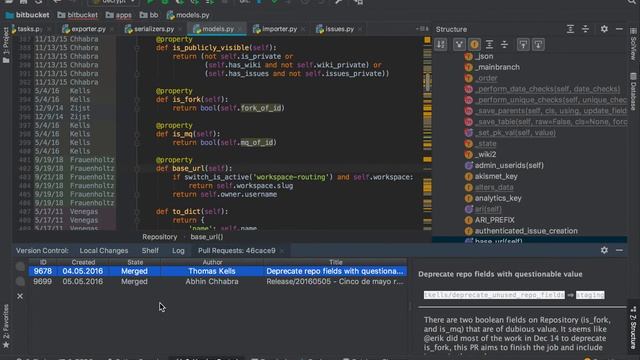 Bitbucket Linky pull request blame in PyCharm смотреть онлайн