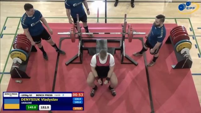Влад Денисюк,чемпионат Европы и национальный рекорд! смотреть онлайн