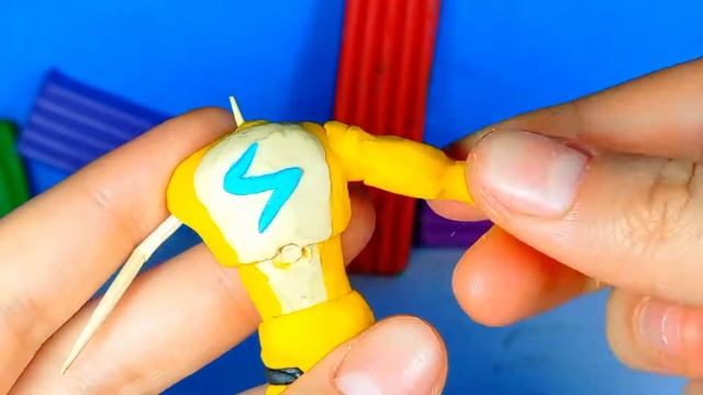 Как слепить Глэмрок Фредди из игры  Five Nights At Freddy's: Security Breach! - ЛЕПКА Аниматроников