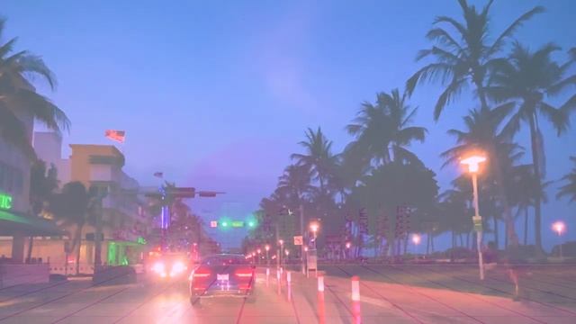 80's RETRO MIAMI BEACH 4K Drive + Synthwave Aesthetic Music (Aesthetic Chillwave Outrun Style) смотреть онлайн