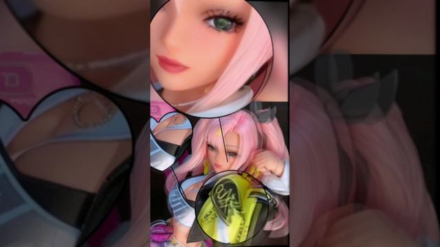 Zenless Николь и ее трансформация в  Барби с помощью Ai. Ч.2