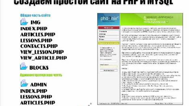 Видео Курс по созданию сайта на PHP - Урок 1 смотреть онлайн