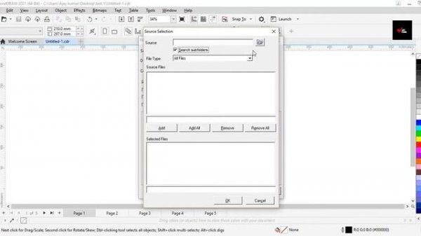 how to export multiple pages to jpg, png,pdf in coreldraw
