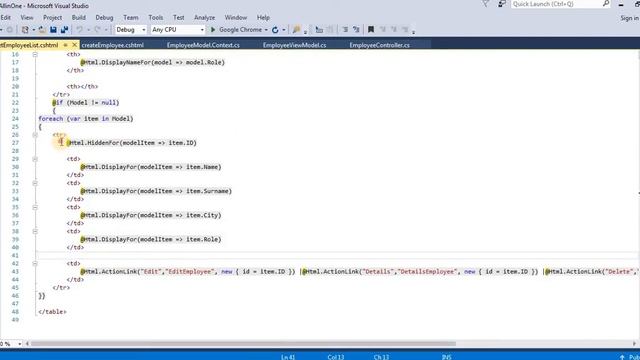 CRUD using Entity Framework in Asp.Net MVC смотреть онлайн