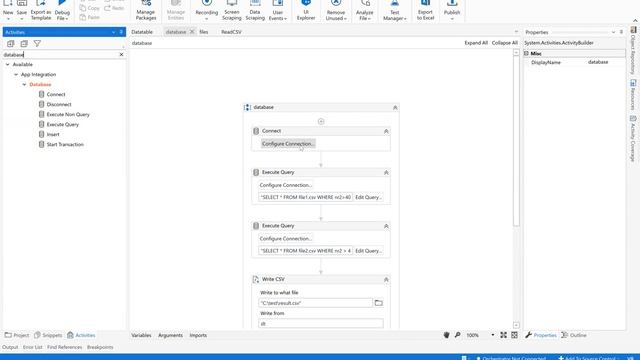 Work with CSV files in UiPath (ODBC database) | UiPath in 5 minutes | Ep:4 смотреть онлайн