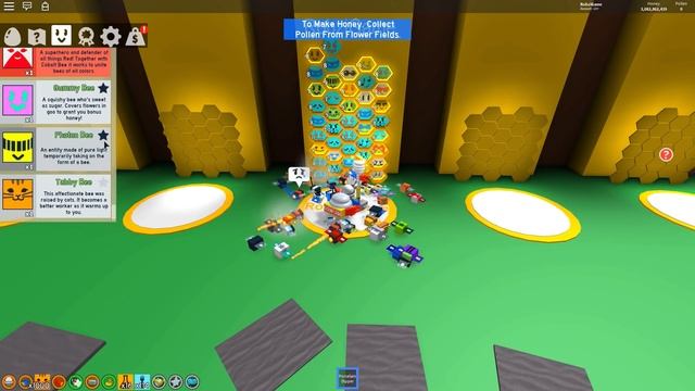 СИМУЛЯТОР ПЧЕЛОВОДА ВСЕ БОНУСЫ ОДАРЕННЫХ ПЧЕЛ! ЧЕМ КОРМИТЬ ПЧЁЛ ROBLOX BEE SWARM SIMULATOR смотреть онлайн