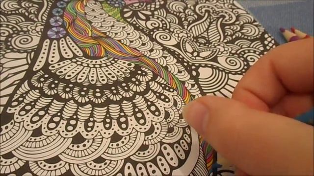 ADULT COLOURING BOOK-HARMONY OF COLOUR/WATCH ME COLOUR. смотреть онлайн