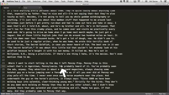 Sublime Text Vintage Mode смотреть онлайн