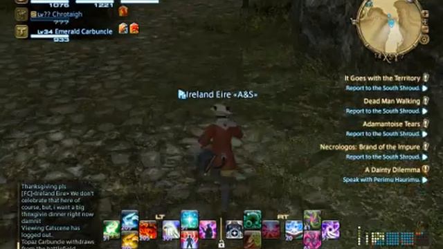 Final Fantasy XIV FFXIV SMN Summoner Ireland Eire Old Gridania Shaded Bower 25.11.15 смотреть онлайн