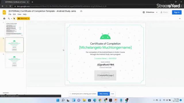 Android Study Jams Info Session смотреть онлайн