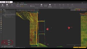 Обрезка и чистка облака точек в NAVMOPO Model