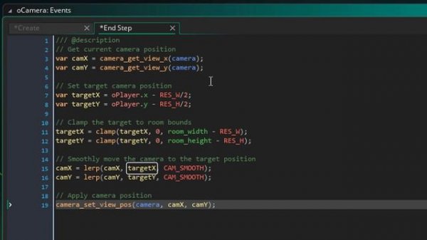 Smooth Camera Tutorial + Pan/Zoom [GameMaker Studio 2]