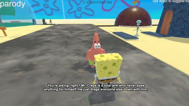 Unhinged Spongebob AI смотреть онлайн