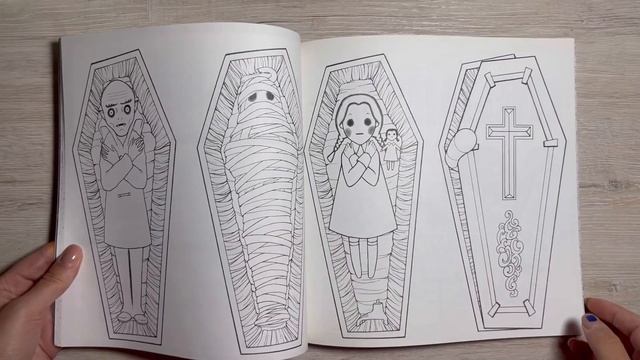 Voo’s Horror Fantasia coloring book . Быстрая безмолвная листалка смотреть онлайн