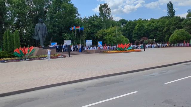 Гимн Республики Беларусь / День Независимости Республики Беларусь / Столин / 03.07.2023 смотреть онлайн