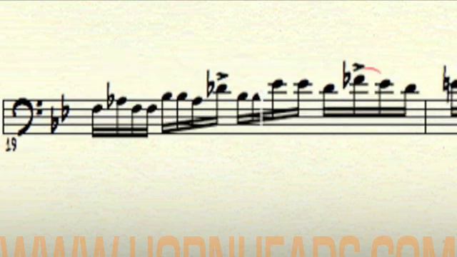 Michael B. Nelson's jazz trombone solo w/transcription смотреть онлайн