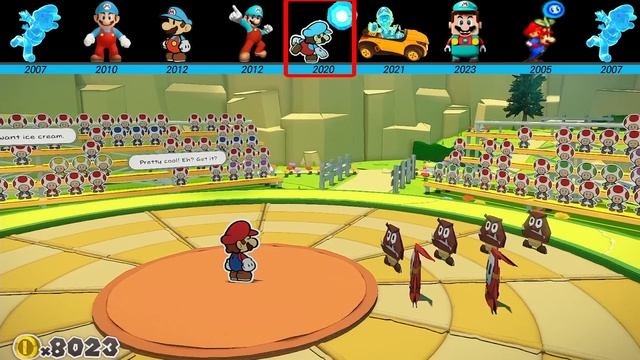 Evolution of ice flower mario (Game and LEGO, 2005 ~2023) смотреть онлайн