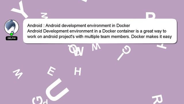 Android : Android development environment in Docker смотреть онлайн