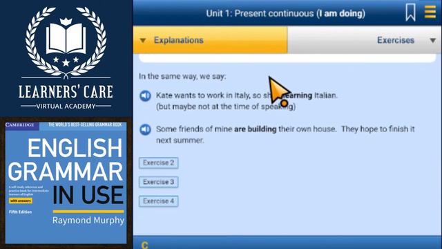 English Grammar In Use [UNIT-1] Present Continuous [Raymond Murphy] Interactive English Grammar