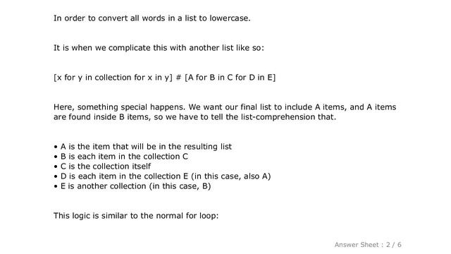 PYTHON : python list comprehension double for смотреть онлайн