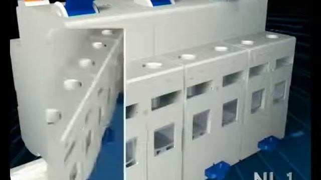 NL1 установка на DIN-рейку