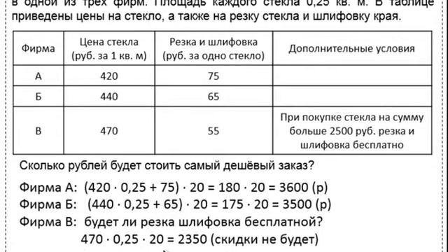 ЕГЭ по математике. Решение задания ЕГЭ по математике B4 №26675 смотреть онлайн