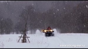 TINGER - езда по снегу.