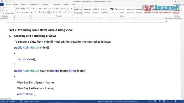 Create your First .NET MVC Web Application -Video 3- .NET MVC Tutorial смотреть онлайн