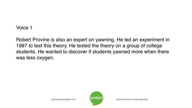 Why Do I Yawn? | practice English with Spotlight смотреть онлайн