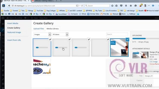 Insert image gallery into wordpress post English-24-vlr training смотреть онлайн